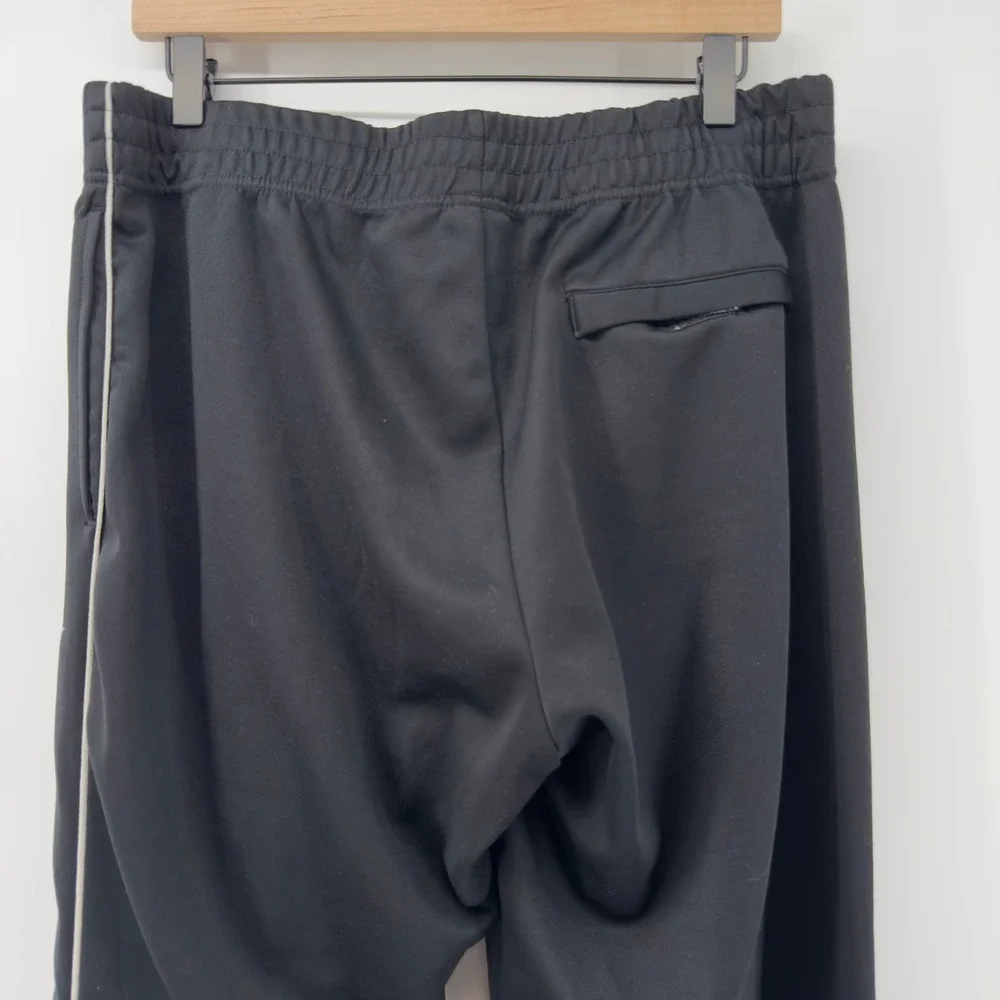 Nike Regular Fit Knit Track‎ Pants Black Men L Pockets Elastic Waist Sweatpant